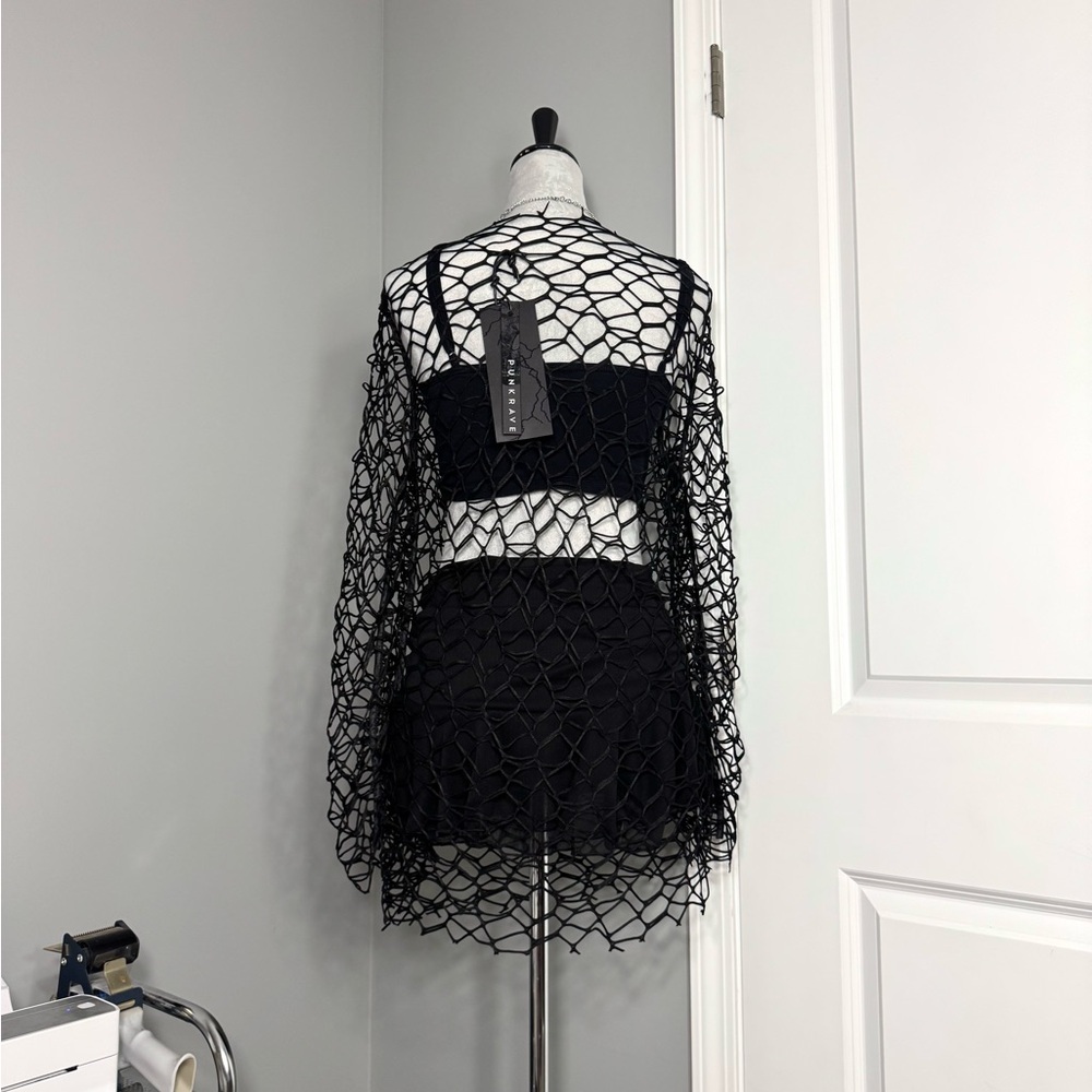 Punk Rave Fishnet Top - Picture 9 of 12